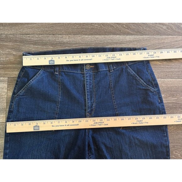 GLORIA VANDERBILT RHEA CAPRI JEANS STRETCH COMFORT WAIST WOMENS PLUS SIZE 18 - Picture 3 of 9